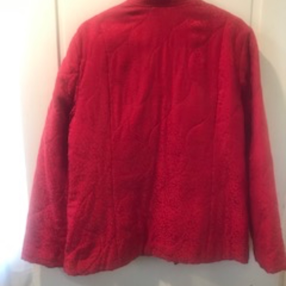 Silk Red Jacket - Picture 2 of 5